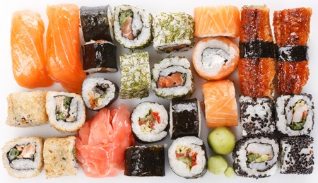 Traditional Japanese foodの写真素材