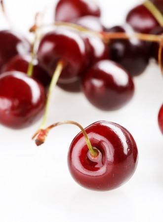 fresh cherries の写真素材