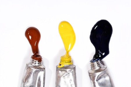 oil paintsの写真素材