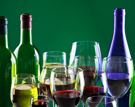 Wine glasses の写真素材