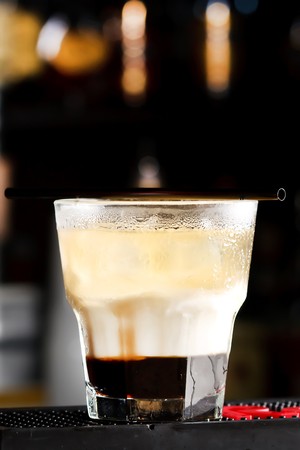 cocktail in the barの写真素材