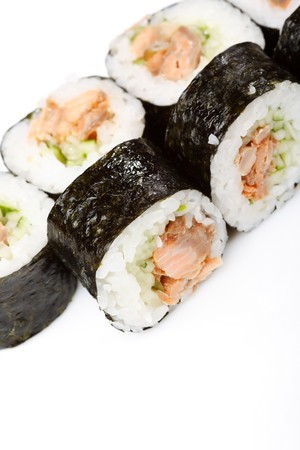 Traditional Japanese food Sushiの写真素材