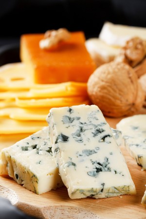 big group of cheeses の写真素材