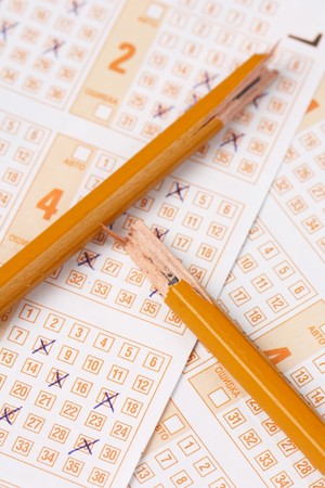 lottery ticketsの写真素材