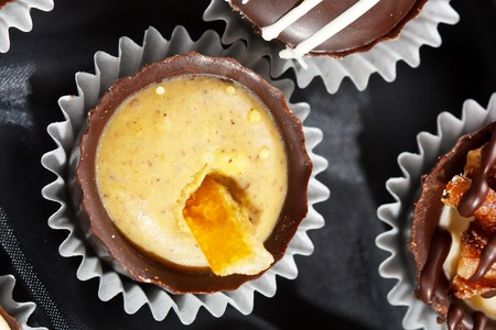 chocolate sweetsの写真素材