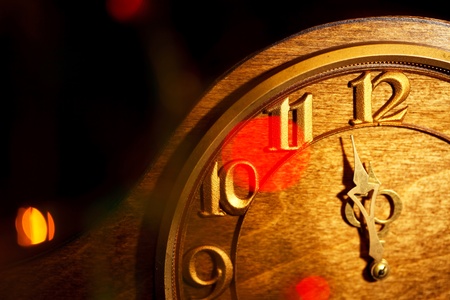 five minutes to New Yearの写真素材