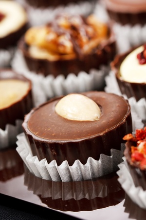 chocolate sweets の写真素材