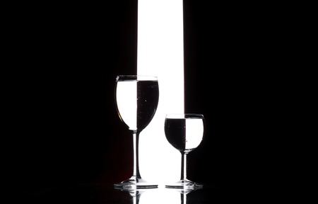 wine glassesの写真素材