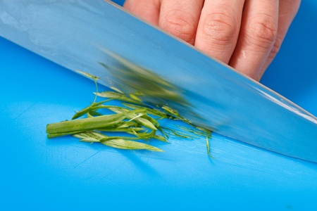 Chef preparing food の写真素材