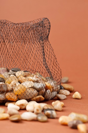 peeble stones の写真素材