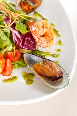 Seafood Saladの写真素材