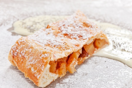 apple strudel の写真素材