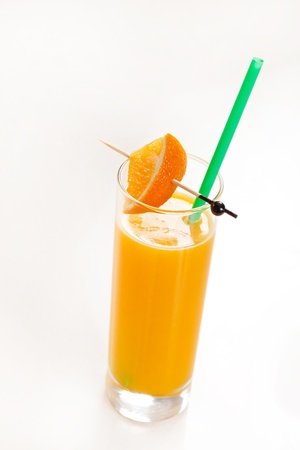 orange juice の写真素材