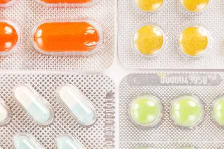 different kinds of pillsの写真素材