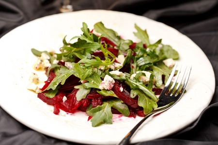 salad with beet の写真素材