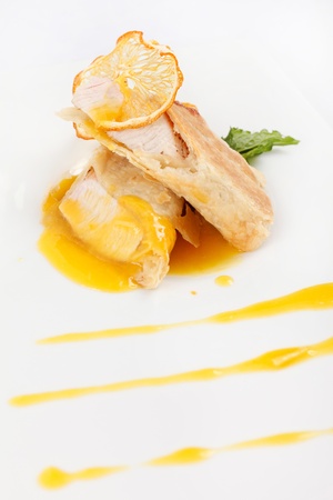 chicken meat pieの写真素材