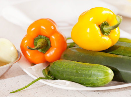 fresh vegetablesの写真素材