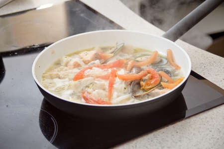 fish soupの写真素材