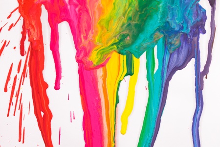 Paint dripping の写真素材