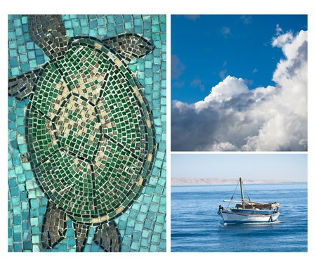 summer cardの写真素材