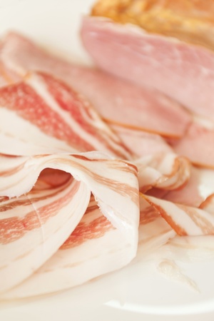 sliced baconの写真素材