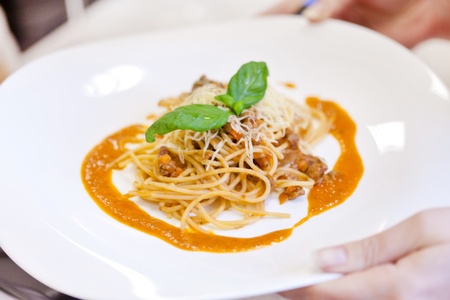 tasty pastaの写真素材