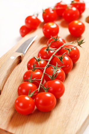 cherry tomatoesの写真素材