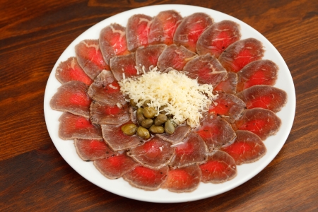Meat Carpaccio の写真素材