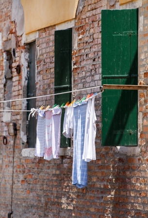 Fresh laundryの写真素材