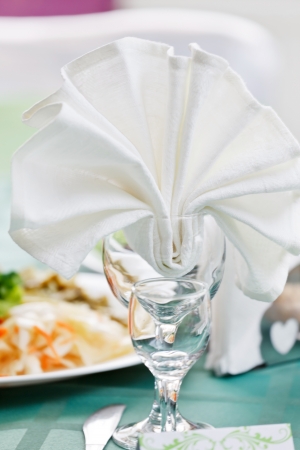 Wedding table setting の写真素材