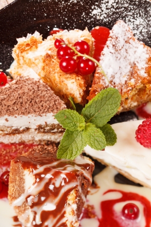 tasty dessertsの写真素材