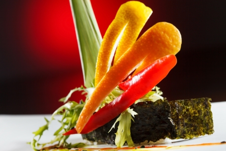 tasty sushiの写真素材