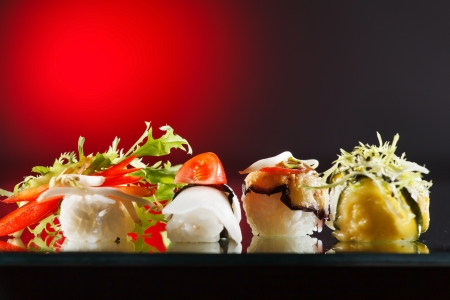 tasty sushiの写真素材