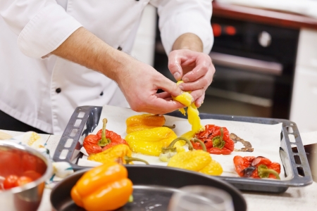 chef at work の写真素材