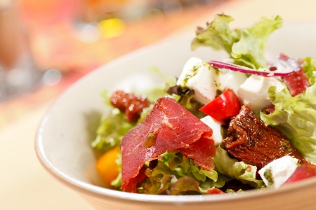 salad with fetaの写真素材