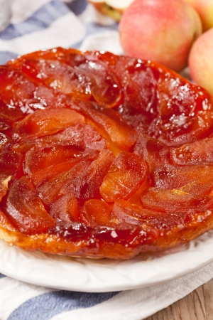 Tarte Tatin with applesの写真素材