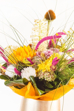 bouquet of colorful flowersの写真素材