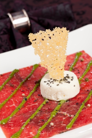 Beef Carpaccio の写真素材