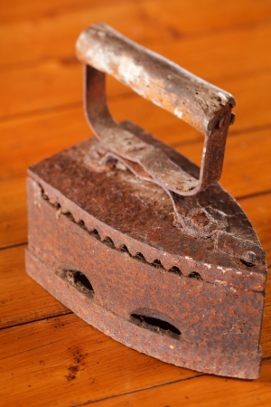 Old ironの写真素材