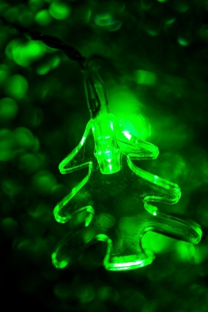 Light christmas tree の写真素材