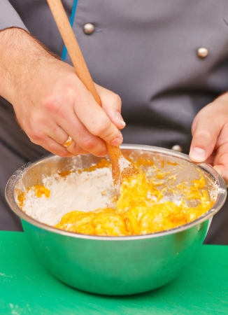 chef at workの写真素材