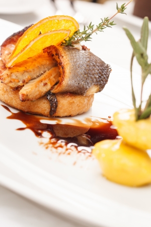 tasty fishの写真素材
