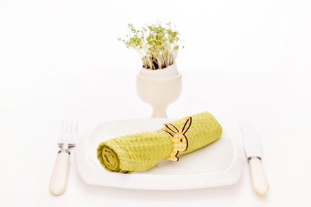 Easter tableの写真素材