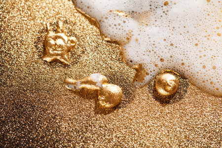 gold background