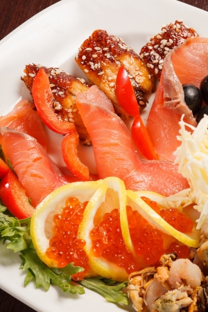 fish appetizerの写真素材