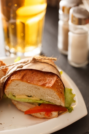 Fresh and tasty sandwichの写真素材