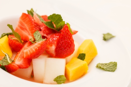 fruit saladの写真素材