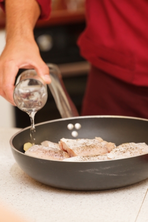 chef at workの写真素材