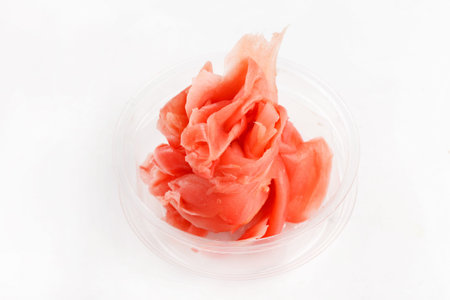 ginger on the dish の写真素材