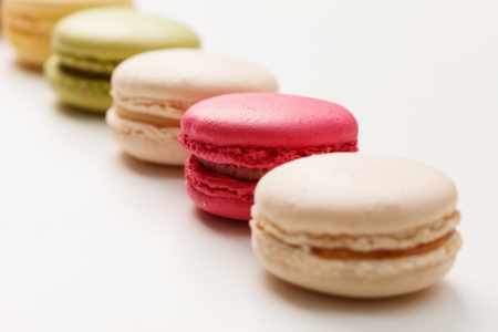Tasty colorful macaroon の写真素材